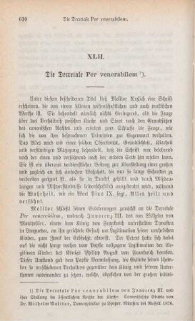 610-615 Die Decretale Per venerabilem
