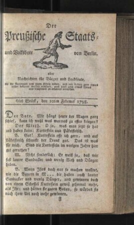 6tes Stück, den 10ten Februar 1798
