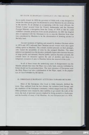 II. Christian Europeans' Attitudes Toward Muslims