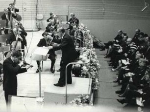 Eröffnungskonzert. Prof. Karl Böhm und Schmuel Aschkenasi