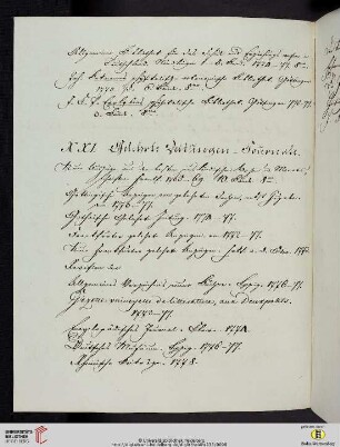 XXI. Gelehrte Zeitungen und Journale