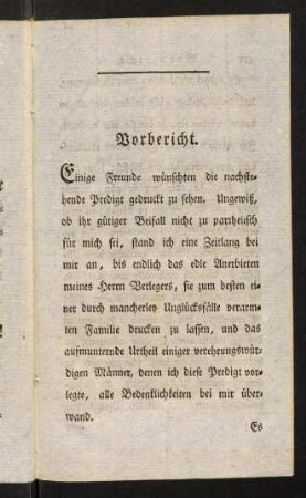 XIII-XVI, Vorbericht.