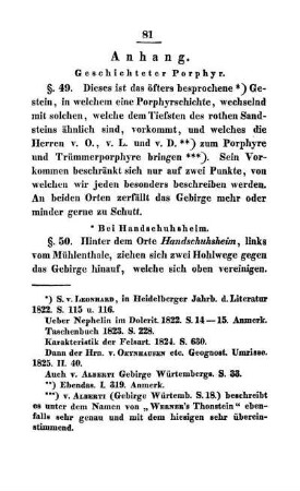 Geschichteter Porphyr