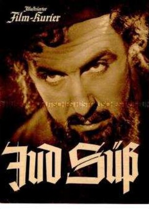 Filmzeitschrift zu dem deutschen Spielfilm "Jud Süß"
