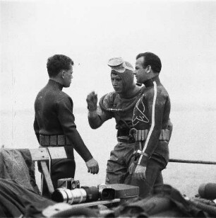 Greifswald-Wieck. Tauchsportausbildung an der GST-Marineschule „August Lütgens“ (Zentrale vormilitärisch-maritime Ausbildungsstätte der Gesellschaft für Sport und Technik)