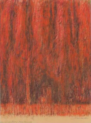 Pappelserie (Blatt I in Rot)