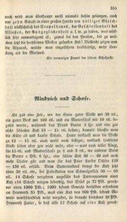Rindvieh und Schafe.