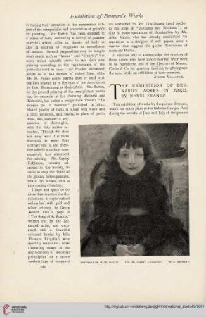 26.1905 =Nr. 104: The exhibition of Besnard's works in Paris