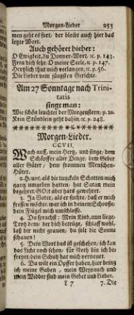 Morgen-Lieder. - Bey Begräbnissen.