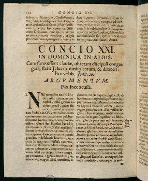 162-169, Concio XXI. in dominica in albis
