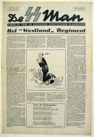 Wochenzeitung der flämischen SS "De SS Mann"