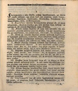 Positiones ex theologia dogmatica de Deo, salutis nostrae auctore per institutionem sacramentorum