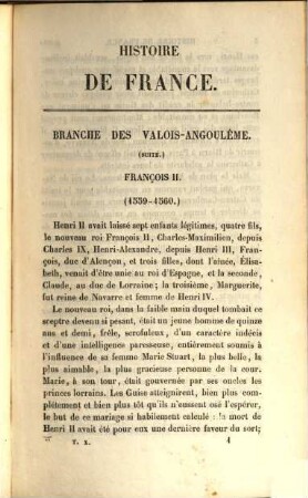 Histoire de France : depuis les temps les plus reculés jusqu'en 1789, 10
