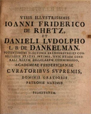 Dissertatio inauguralis sistens processum iuris Romani antiquum