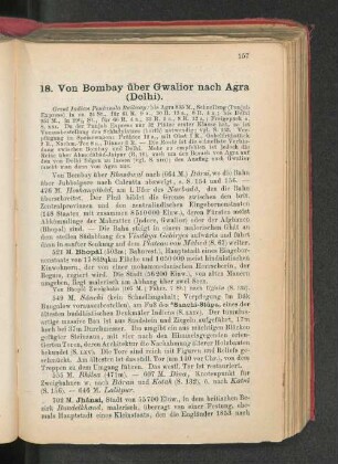18. Von Bombay über Gwalior nach Agra (Delhi).