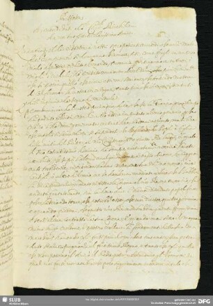 [Faszikel 12: Antwort des Kardinals Richelieu auf vorherigen Brief (vermutlich Übersetzung aus dem Französischen)]