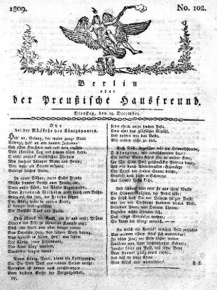 No. 102., 19. December 1809