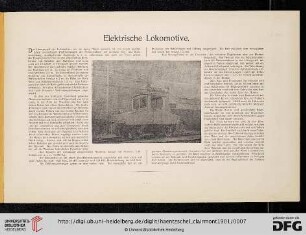 Elektrische Lokomotive
