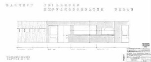 Heilbronn Hbf: Kantinenunbau, Wandabwicklung, Blatt:327 A Empfangsgeb.