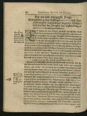 Die ein und viertzigste Frage - Die sechs und viertzigste Frage.