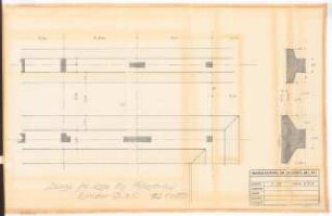 Reichsluftfahrtministerium, Berlin: Fahrstuhl hinter QR3: Details 1:50
