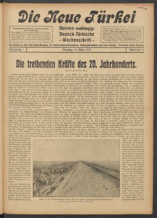 Jahrgang 1. Montag, 12. März 1917. Nummer 6