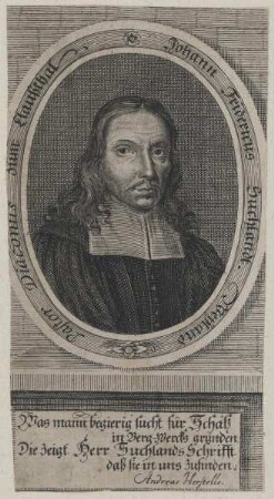 Bildnis des Johann Fridericus Suchlandt