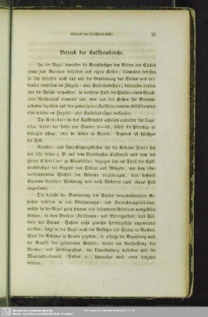Betrieb der Kalksteinbrüche