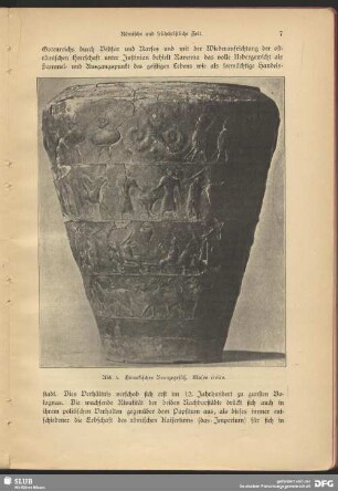 Etruskisches Bronzegefäß. Museo civico