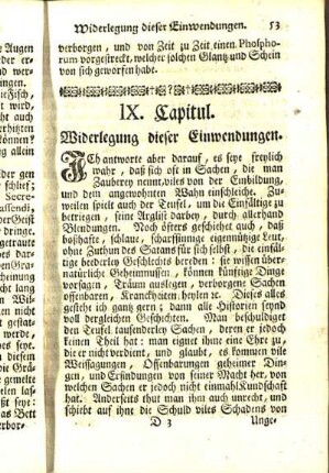 IX. Capitul. Widerlegung dieser Einwendungen.