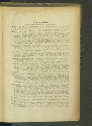 Namenregister.