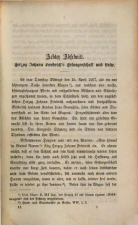 Johann Friedrich der Mittlere, Herzog zu Sachsen : ein Beitrag zur Geschichte des sechzenten Jahrhunderts. 2