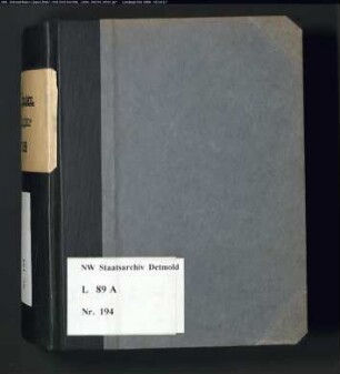 Gogerichtsregister Vogtei Langenholzhausen