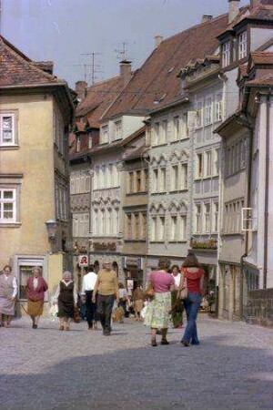 Bamberg: Fußgängerzone am Obstmarkt