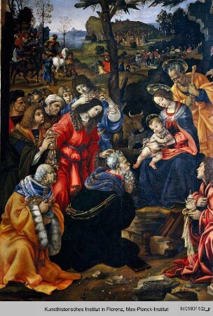 Anbetung der Könige - Pala di San Donato a Scopeto
