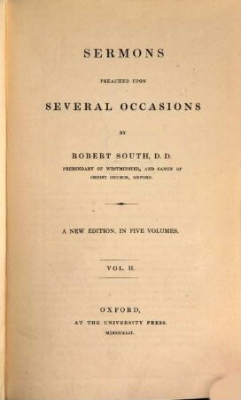 Sermons, preached upon several occasions, 2
