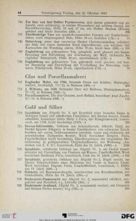 Gold und Silber (Nr. 754-798)