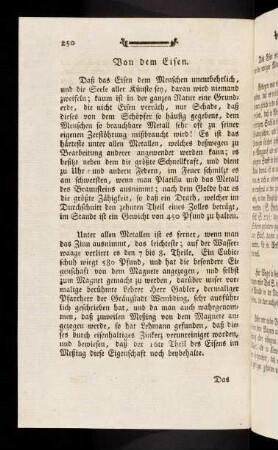 250-260, Daßdas eisen dem Menschen unentbehrlich, und ...