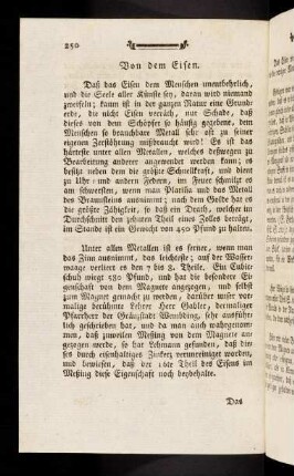 250-260, Daßdas eisen dem Menschen unentbehrlich, und ...