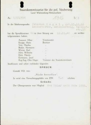Hagel, Johannes