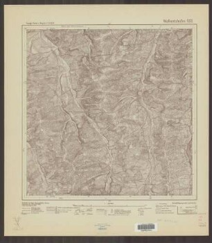 660 Walkertshofen ; Topographische Karte von Bayern 1:25.000 [Positionsblätter]