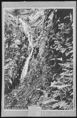 Middle Falls, Stoddard's Canyon, near Pomona, Cal.