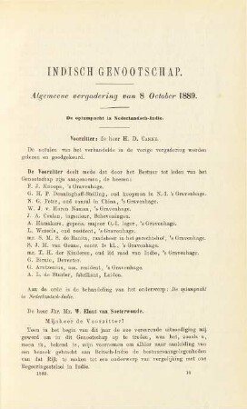 Algemeene vergadering van 8 October 1889