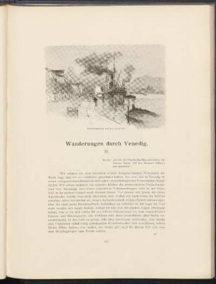 Wanderungen durch Venedig. II.