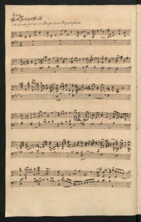 Kyrie Gott Heiliger Geist; org; B-Dur; BWV 671