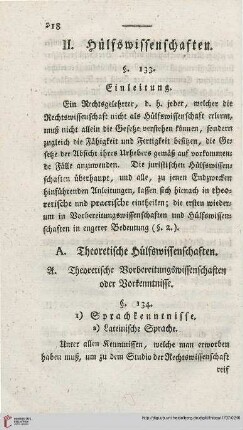 II. Huelfswissenschaften