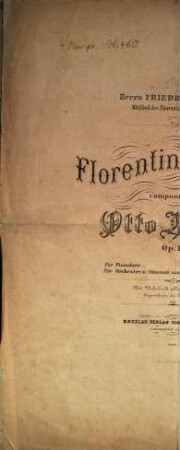 Florentiner-Polka : op. 12 ; für Pianoforte