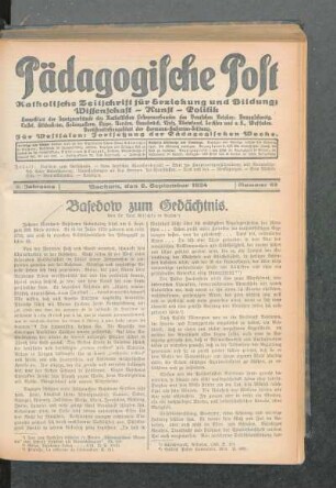 Basedow zum Gedächtnis
