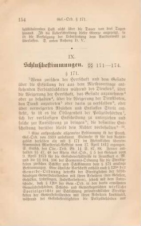 IX. Schlußbestimmungen