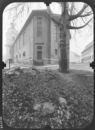 Suhl. Marienkirche (Hauptkirche St. Marien, 1753/1756). Ansicht von Nordwest